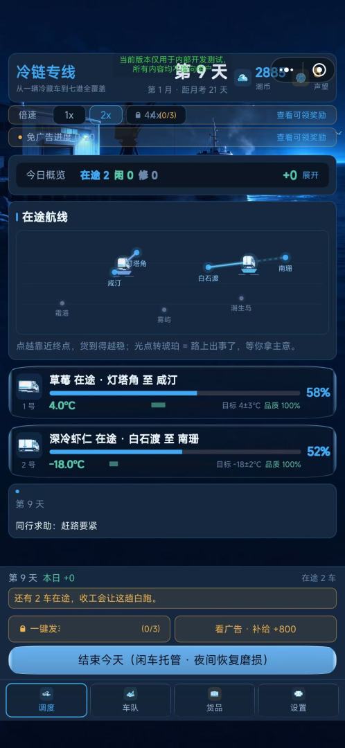 冷链专线:从一辆冷藏车到七港全覆盖游戏截图