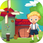Innocent Cute Boy Rescue Kavi Escape Game-308
