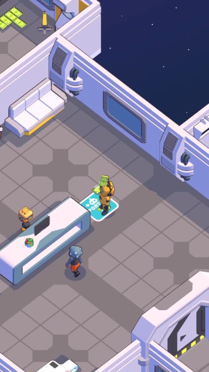 Space hotel: scifi idle tycoon游戏截图