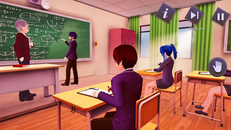 日本动画片 高的 学校 男孩 生活 辛游戏截图
