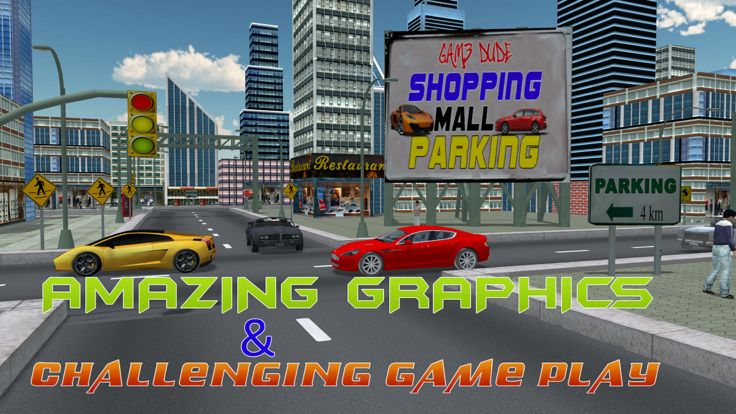 Shopping Mall Car Parking – Drive & park vehicle in this driver simulator game游戏截图