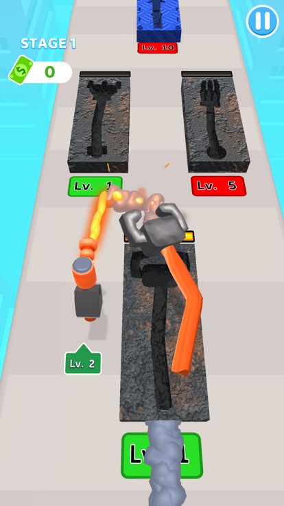 Robot Builder Run游戏截图