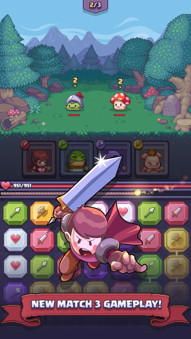 Match Land: Pixel Puzzle RPG游戏截图