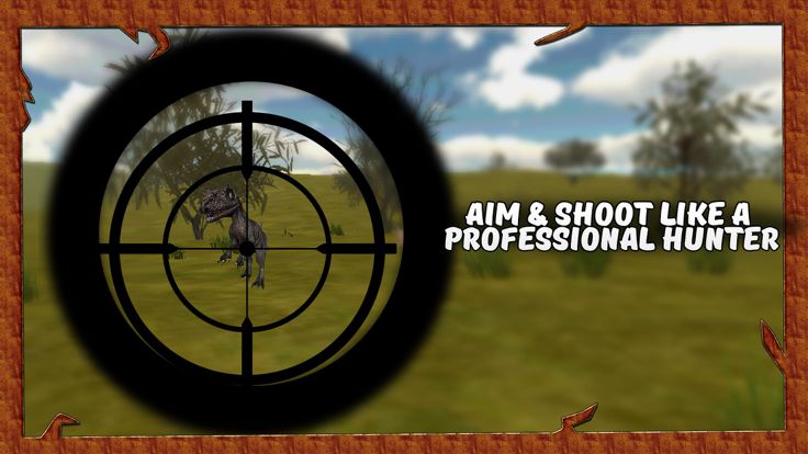 恐龙猎人模拟器 - 杀死这个狩猎模拟游戏的致命和凶猛的动物游戏截图