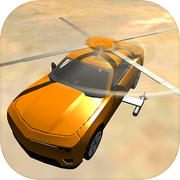 Flying Muscle Helicopter Caricon