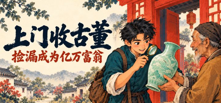 上门收古董:捡漏成为亿万富翁 封面