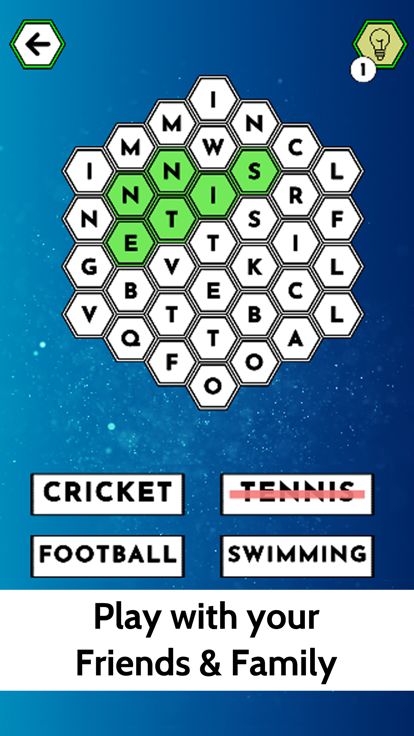 Hexa Word Search Puzzle Games游戏截图