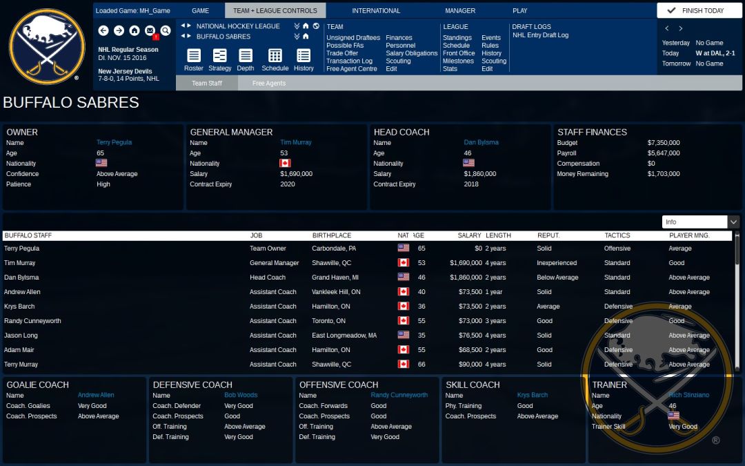 Franchise Hockey Manager 3游戏截图