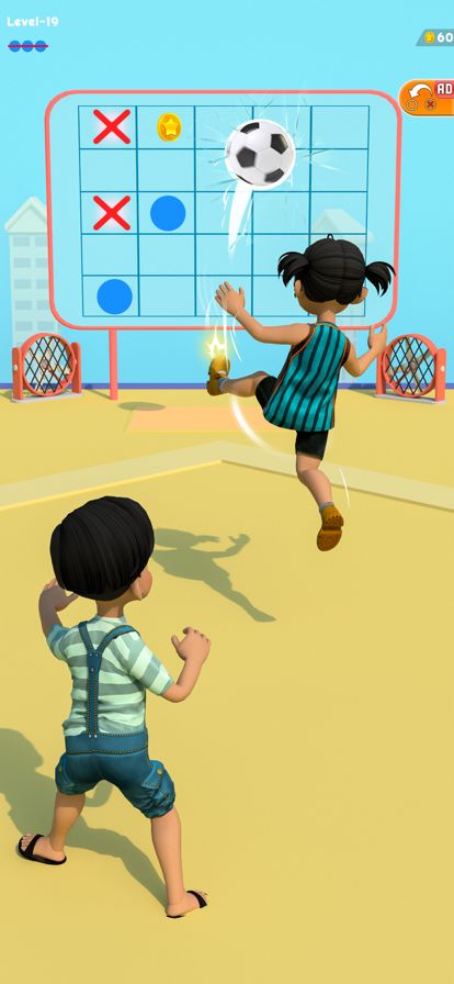 Tic Tac Toe with Football游戏截图