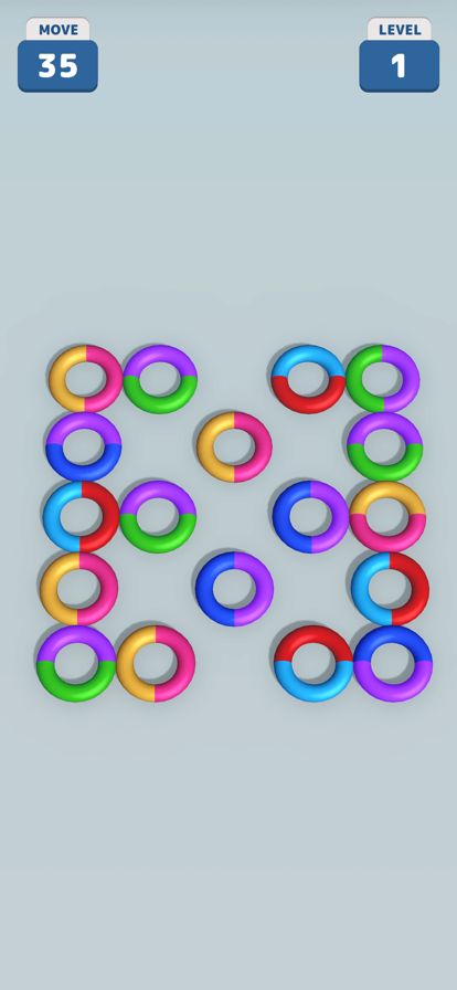 Hoop Loop - Color Match游戏截图