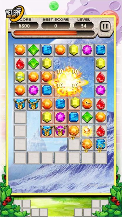 钻石爆爆乐 - Amazing Jewel 2016 Match 3: New Quest World Puzzle Edition HD游戏截图