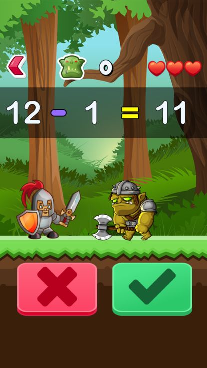 Math vs Orcs : Math Workout游戏截图