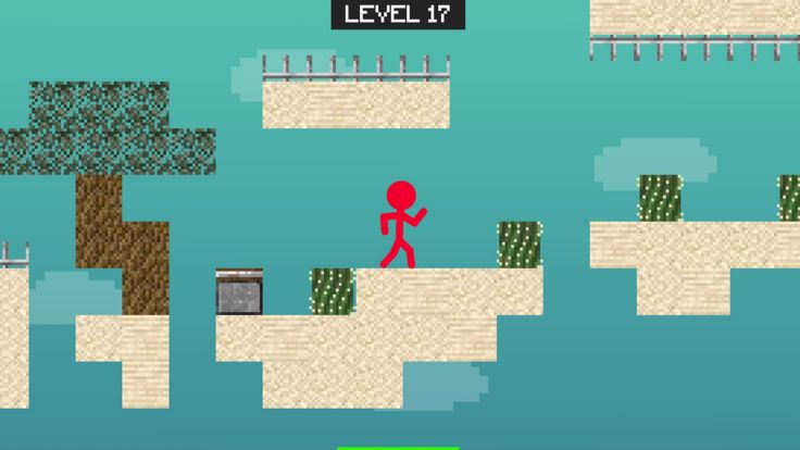 Stickman Cube Craft Parkour游戏截图