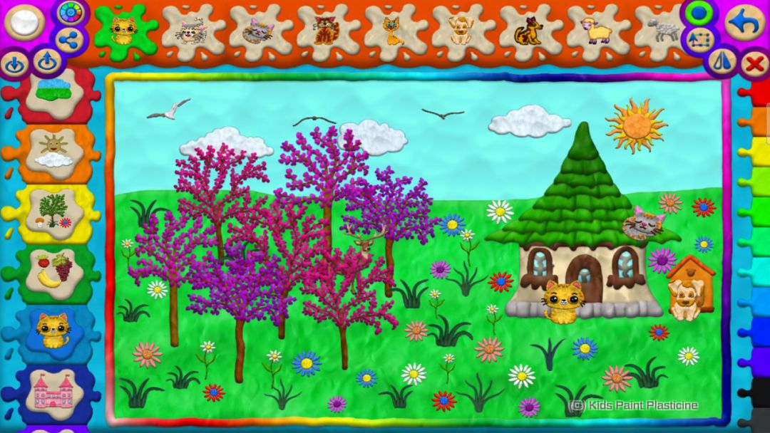 儿童绘画涂鸦游戏截图