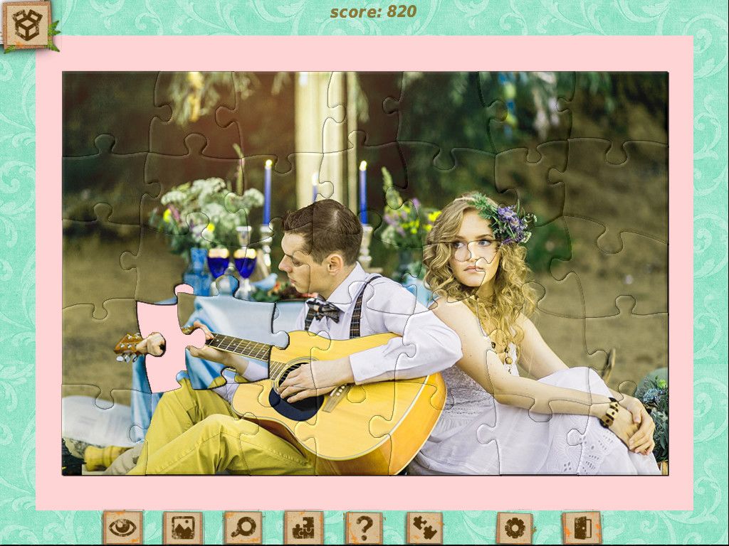 1001 Jigsaw Home Sweet Home Wedding Ceremony游戏截图
