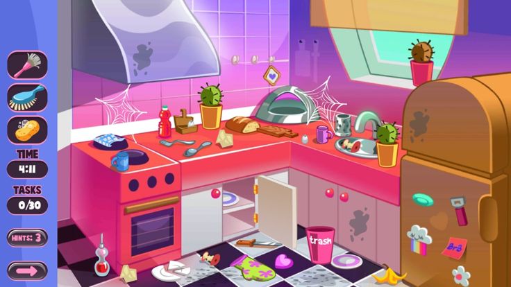 Baby Games House Cleaning游戏截图