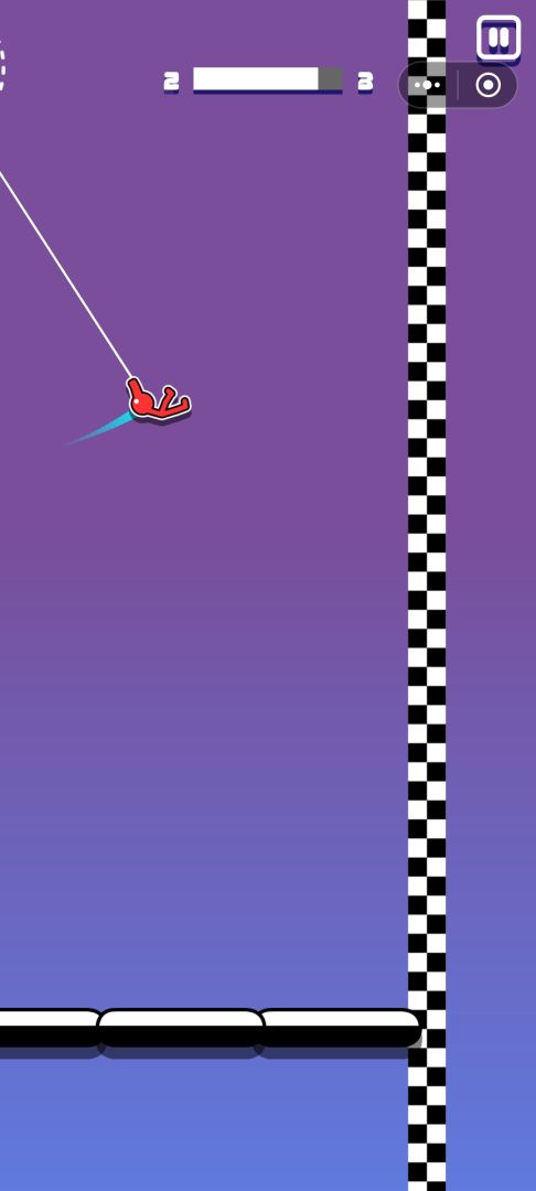 火柴人飞钩游戏截图