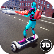 超级英雄气垫板比萨交货