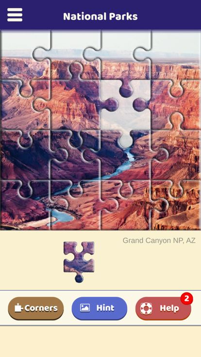 National Parks Puzzle游戏截图