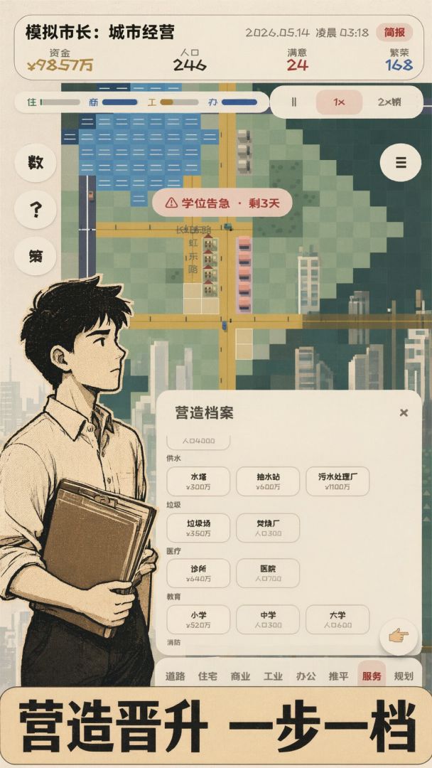 模拟市长:城市经营游戏截图