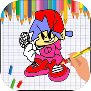 Friday Night Funkin Coloring Game