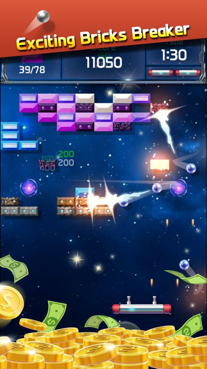 Battle Bricks : Brick Breaker游戏截图