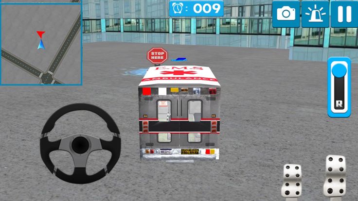 Ambulance Driver 3D Simulator Parking游戏截图