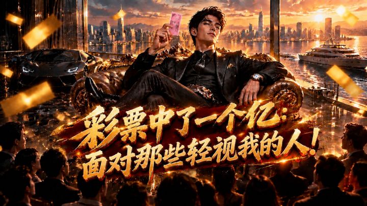 彩票中了一个亿：面对那些轻视我的人！ 封面