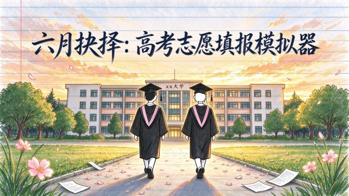 六月抉择:高考志愿填报模拟器 封面