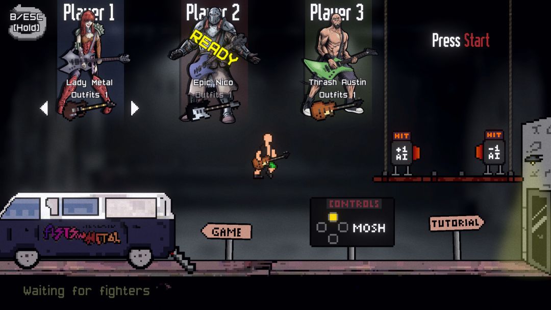It's Raining Fists and Metal游戏截图