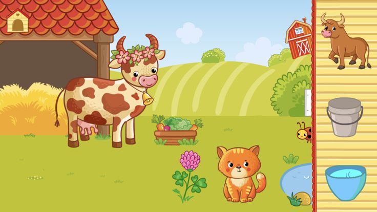 Funny Farm! Toddler flashcards游戏截图