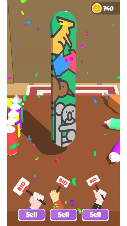 Snowboard Art游戏截图