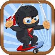 Jumpy Skateboard Ninja- The Royale Sword Hero Dude Drive Adventureicon