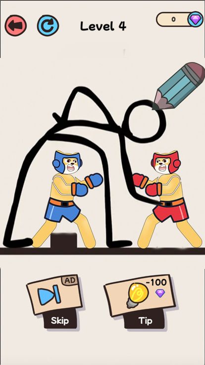 画线救救火柴人 : 火柴人 - 全民烧脑新版游戏截图