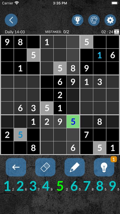 数独-经典九宫格数字趣味益智谜题游戏游戏截图