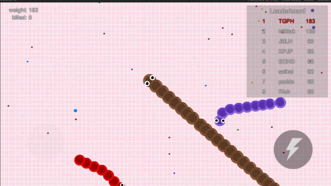 Snake.IO游戏截图