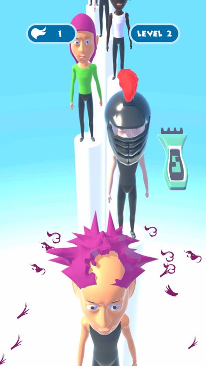 Hair Clipper Rush游戏截图