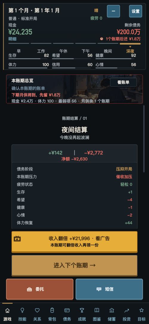 负产阶级2游戏截图