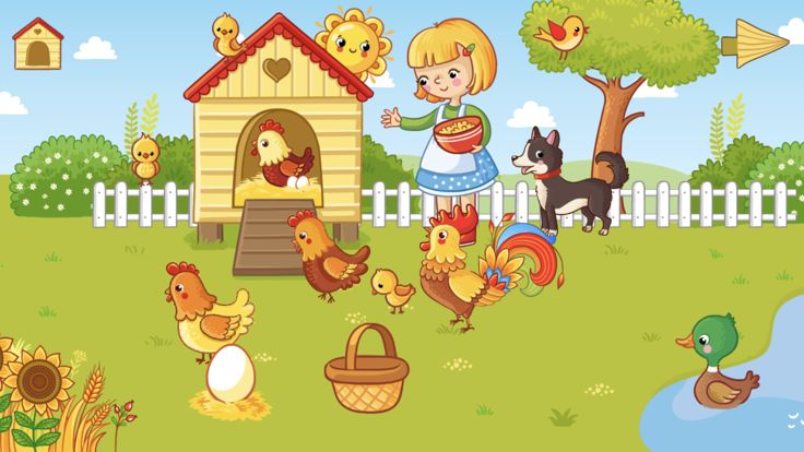 Funny Farm! Toddler flashcards游戏截图