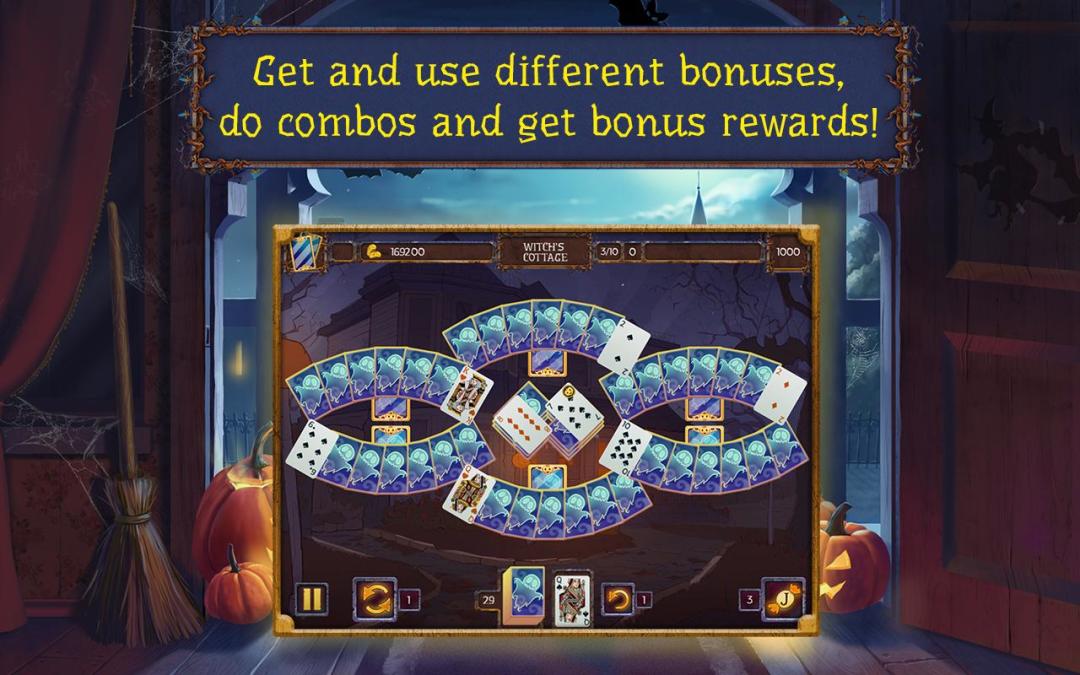 Solitaire game Halloween 2游戏截图