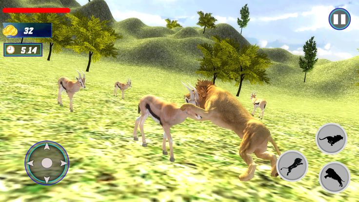 Lion Simulator: Animal Hunting游戏截图