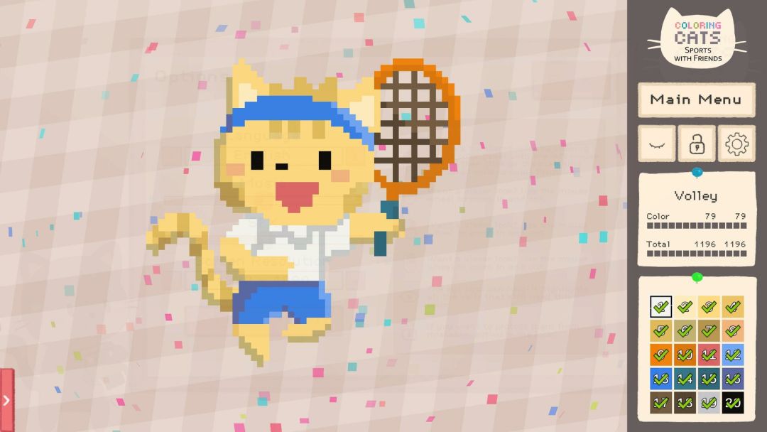 Coloring Cats: Sports With Friends游戏截图