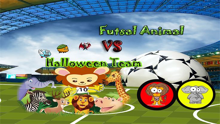 足球 單機遊戲 動物園 vs halloween team游戏截图