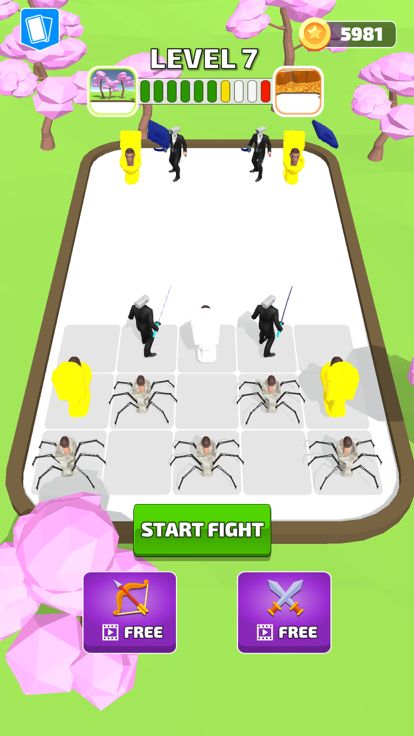 Skibidi Toilet Merge Battle游戏截图