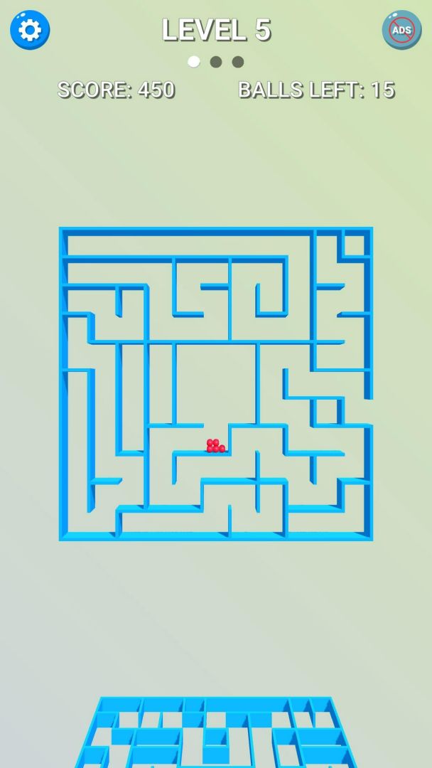 3D迷宫球球游戏截图