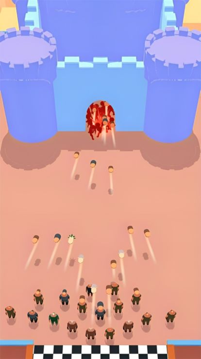 Idle Merge Angry Runner Guys游戏截图