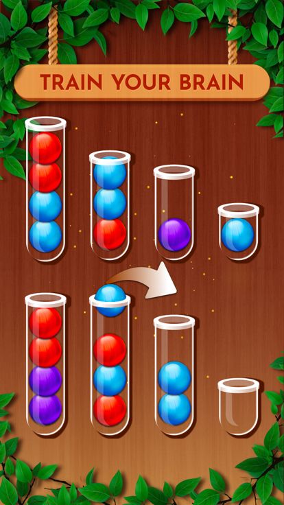 Woody Sort: Ball Sort Puzzle游戏截图