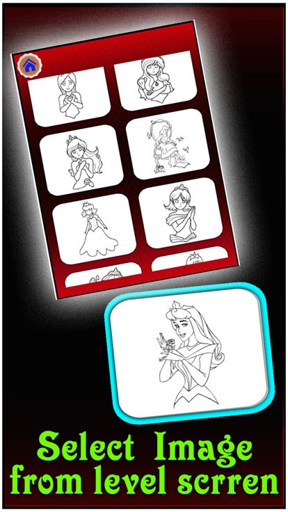 Princess Coloring Book For Kids & Adults游戏截图