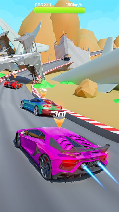 车祸特技赛车大师: Car Crash Stunt Race游戏截图