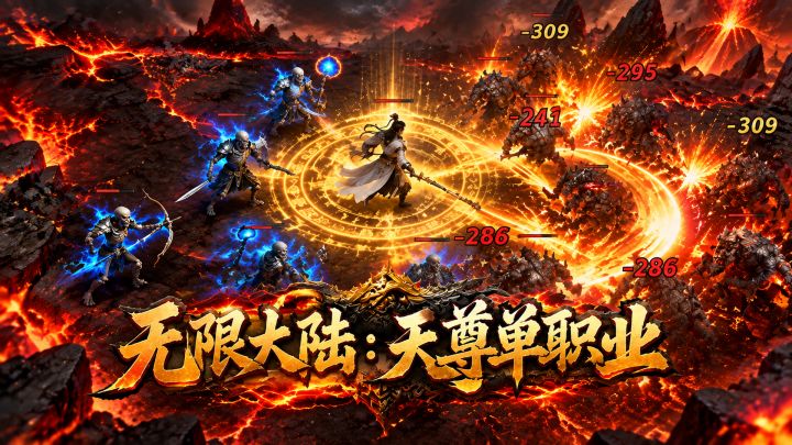 无限大陆：天尊单职业 封面